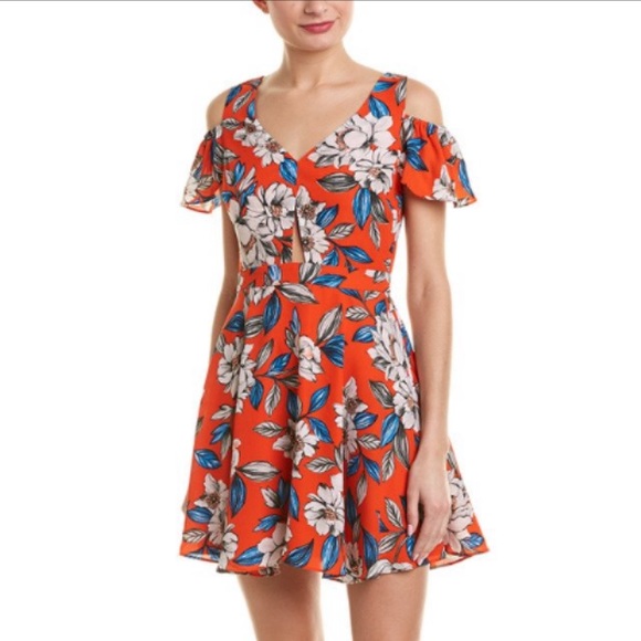 ALI & JAY Dresses & Skirts - Ali & Jay | Chasing Butterflies Red Floral Dress